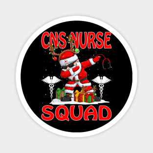 Christmas Cns Nurse Squad Reindeer Pajama Dabing Santa Magnet